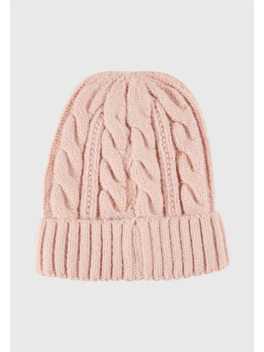 Funky Buddha Beanie Beanie Knitted in Pink color