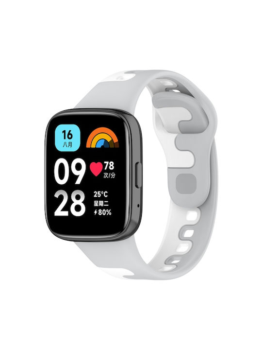 Active Stitching Two Color Curea Silicon Gri (Redmi Watch 3 Active )