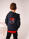 Enjoy Kinder-Sweatjacke mit Kapuze Blau