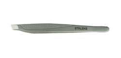 Staleks Eyebrow Tweezer with Curved Tip 1pcs