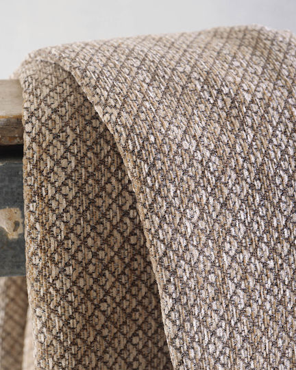 Rythmos Tempe Ριχτάρι Τετραθέσιου Καναπέ Chenille 180x330εκ. Καφέ