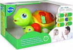 Hola Toys Baby Toy Διαδραστική Χελώνα with Lights for 6++ Months