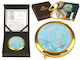 Hanipol Makeup Mirror Purse 11x11cm Gold