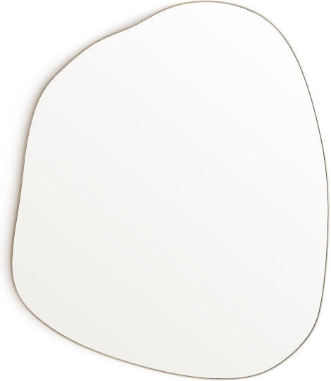 La Redoute Interieurs Oglindă de Perete cu Galben Ramă din Metalic 99.5x85.5cm 1buc