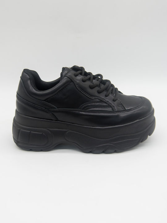 Alta Moda Γυναικεία Chunky Sneakers Μαύρα