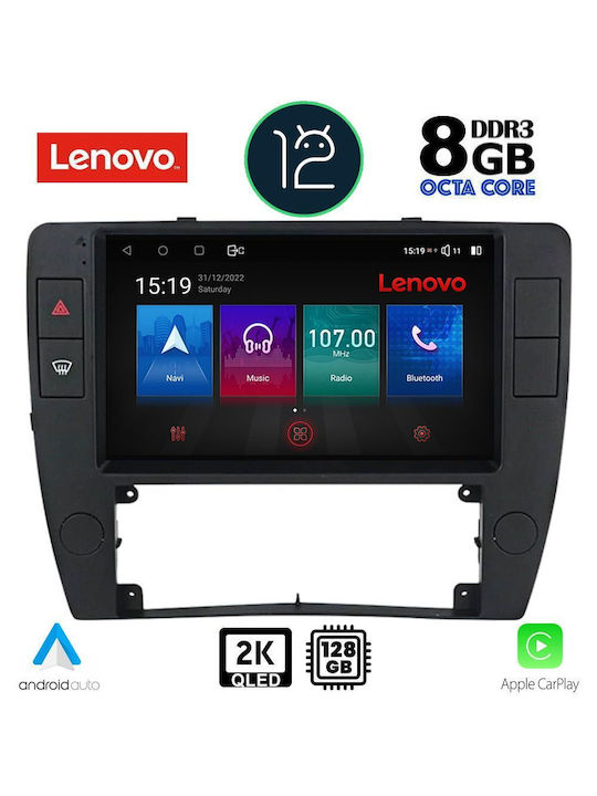 Lenovo Sistem Audio Auto pentru Volkswagen Passat 2000-2005 cu A/C (Bluetooth/USB/WiFi/GPS) cu Ecran Tactil 9"