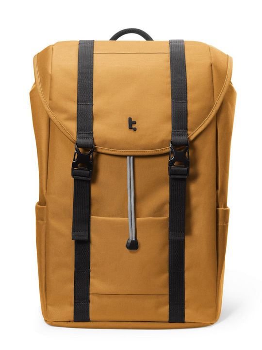 tomtoc Vintpack Ta1 Tasche Rucksack für Laptop 15.6" in Gelb Farbe