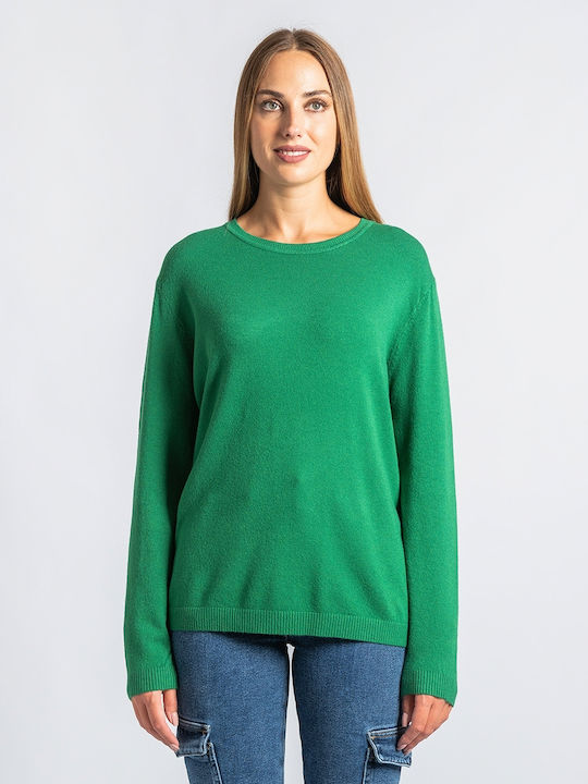 InShoes Women's Long Sleeve Pullover Green