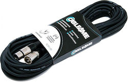 Cable4Me Cablu XLR de sex masculin - XLR de sex masculin Negru 15m