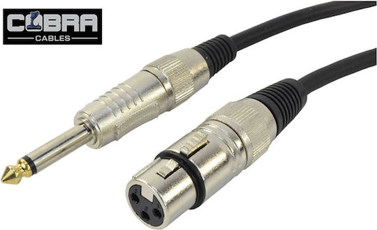 Cobra XLR female to 6.3mm male 1.5m Cable (CL020-015)