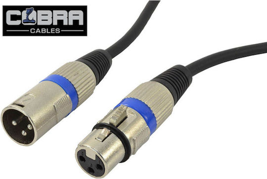 Cobra Cable XLR male - Μαύρο 10m (CL000-10)