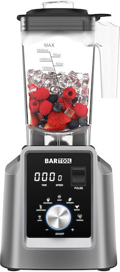 Bartool Blendere Comerciale 2.2kW Gri cu Memorie Internă Cana 2lt 20x23x50cm