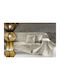 Guy Laroche Sofa Throws 2 Seater 2 Sides Matis 180x250cm Sand