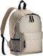 Pf Concept Backpack School Bag Backpack Junior High-High School Beige with Water Bottle Holder