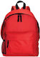Pf Concept Backpack School Bag Backpack Junior High-High School Red with Water Bottle Holder