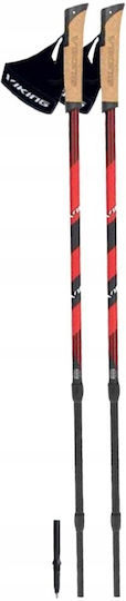 Viking Kube Pro Teleskopische Wanderstöcke Aus Aluminium 2er Pack Rote