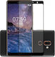 Box Nokia 7,2 6,2 Full Face Tempered Glass Black (Nokia 7.2, 6.2)