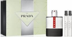 Prada Luna Rossa Carbon Ανδρικό Σετ με Eau de Toilette