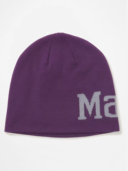 Beanie Unisex Σκούφος Πλεκτός σε Μωβ χρώμα