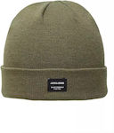 Jack & Jones Knitted Beanie Cap Khaki