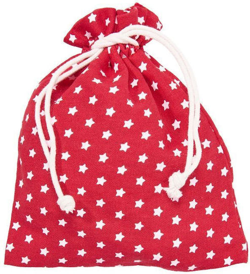 Butlers Stoff Weihnachtlich Beutel für Geschenke Rot 14x18cm.