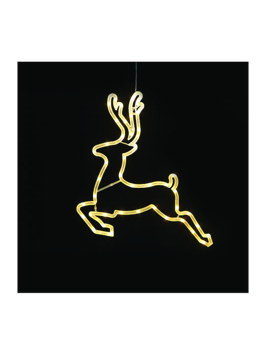 Aca Beleuchtet Weihnachtliche Kunststoff Figur Hirsche Höhe 42cm Plastik Rentier
