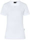 Karlowsky Γυναικείο Διαφημιστικό T-shirt Κοντομάνικο σε Λευκό Χρώμα