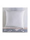 Rythmos Decorative Pillow Case Matis Made of 100% Cotton Gray 40x40cm