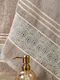 Whitegg 3pc Bath Towel Set Βασιλική Gray Weight 500gr/m²