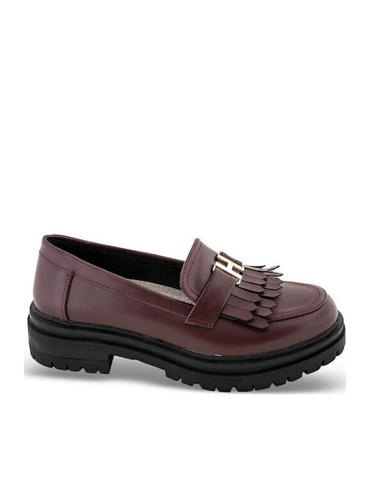 Γυναικεία Loafers σε Μπορντό Χρώμα