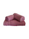 24home.gr Hand Towel Sena 40x60cm Lilac Weight 500gr/m²
