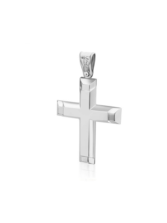 Chrilia Weißgold Kreuz 14K