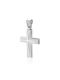 Chrilia White Gold Cross 14K