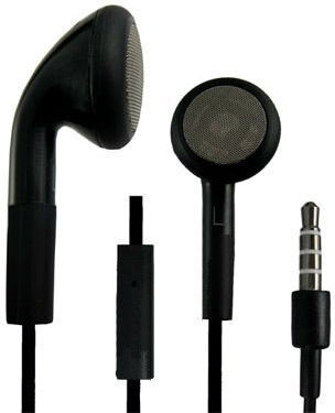 D-46 In-ear Handsfree με Βύσμα 3.5mm Μαύρο