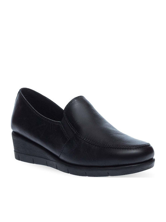 Дамски Slip-On Кожени Черни