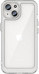 Hurtel Outer Space Coperta din spate Silicon rezistent Transparent (iPhone 15)