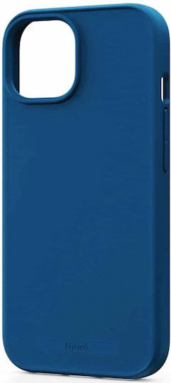 Njord Umschlag Rückseite Kunststoff 2mm Blau (iPhone 15)