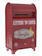 Iliadis Christmas Metal Figure Mailbox Red Height 62cm