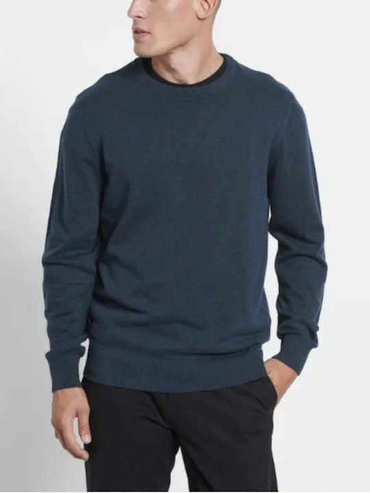 Funky Buddha Men's Long Sleeve Sweater Navy