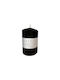 InTheBox Scented Candle Jar Black 10cm 6pcs