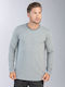 Long Sleeve Blouse Gray