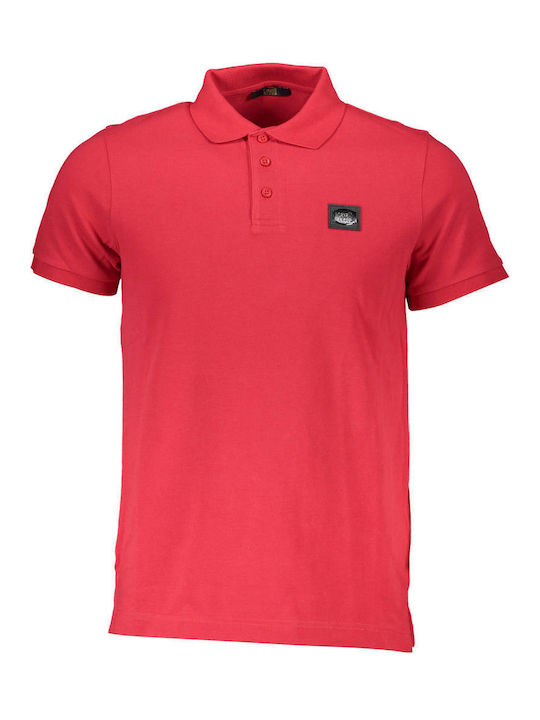 Roberto Cavalli Herren Kurzarmshirt Polo Rot