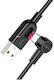 Kakusiga USB 2.0 Кабел USB-C Мъжки - USB-A Черен 1м KSC-374/BLACK/TC