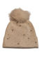 Knitted Beanie Cap White