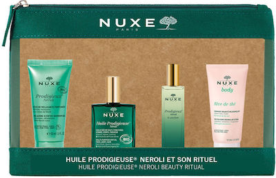 Nuxe Huile Prodigieuse Σετ Περιποίησης για Καθαρισμό Σώματος με Αφρόλουτρο 30ml
