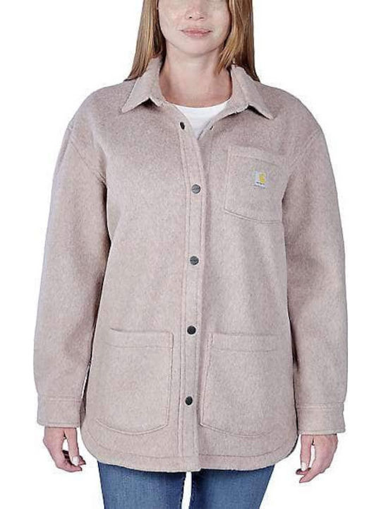 Carhartt Wolle Damen Braun Overshirt