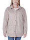 Wool Women's Brown Overshirt