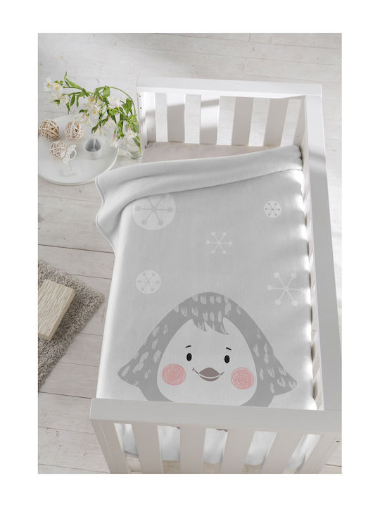 Piel SA Blanket Spanish Nursery Swaddling Blankets Velvet Gray 80x110cm