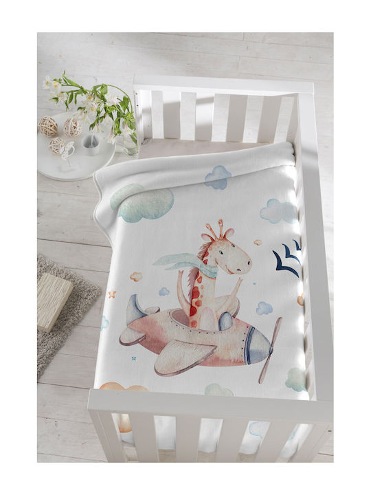 Piel SA Blanket Spanish Cot Velvet Gray 110x140cm