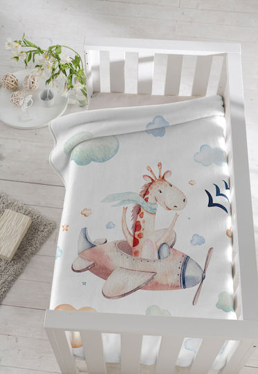 Piel SA Decke Babydecken Kinderbett Samt Gray 110x140cm
